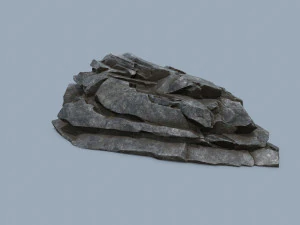 Cliff rocks 3D Model