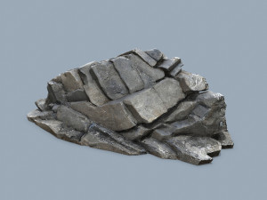 Cliff rocks Model 3D