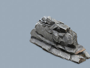 Cliff rocks Model 3D