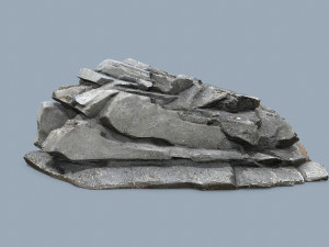 Cliff rocks Model 3D