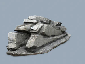 Cliff rocks 3D Model