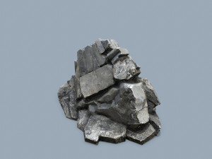 Cliff rocks Model 3D