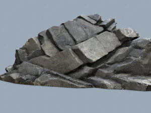 Cliff rocks 3D Model