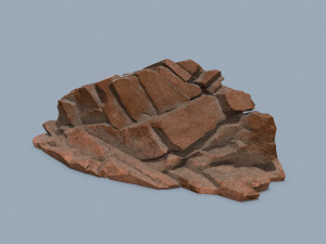 Desert rocks Model 3D