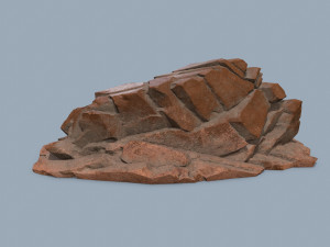 Desert rocks Model 3D