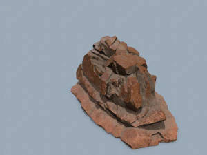 Desert rocks 3D Model