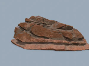 Desert rocks 3D Model