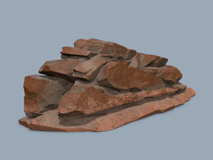 Desert rocks Model 3D