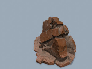 Desert rocks Model 3D