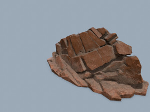 Desert rocks Model 3D