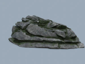 Cliff rocks 3D Model