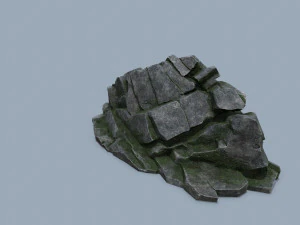 Cliff rocks 3D Model