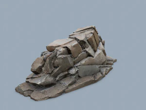 Cliff rocks 3D Model