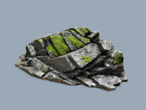 Forest rocks Modelo 3D