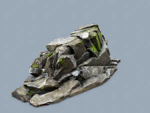Forest rocks 3D Model