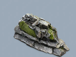 Forest rocks 3D Model