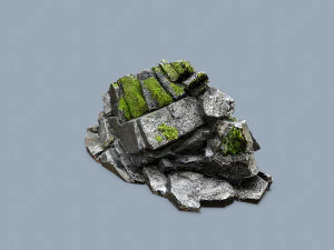 Forest rocks 3D Model