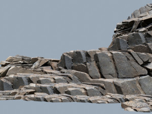 Desert rocks Modèle 3D