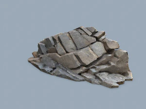 Desert rocks 3D Model