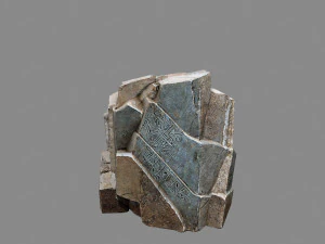Egyptian desert rocks 3D Model
