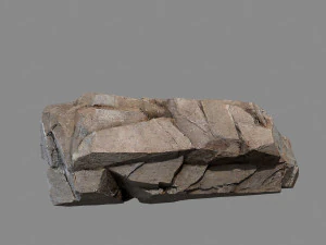 Egyptian desert rocks 3D Model