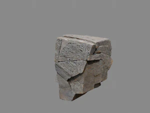 Egyptian desert rocks 3D Model