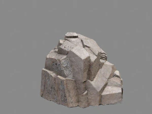 Egyptian desert rocks 3D Model