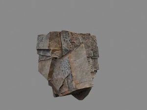 Egyptian desert rocks 3D Model