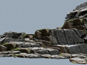 Maya Ruin rocks 3D मॉडल