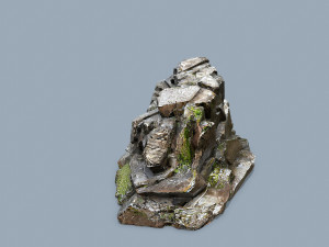 Maya Ruin rocks 3D Модель