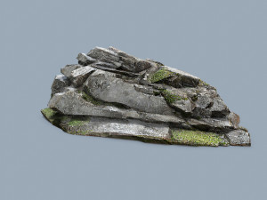 Maya Ruin rocks 3D Модель