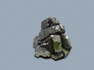 Maya Ruin rocks 3D Модель