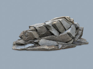 River Stone Model 3D