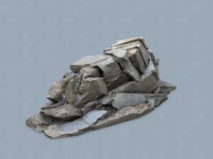 River Stone 3D Model