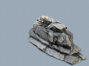 River Stone Model 3D