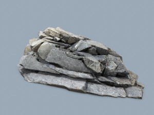 River Stone Model 3D