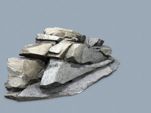 River Stone Model 3D