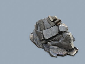 River Stone Model 3D