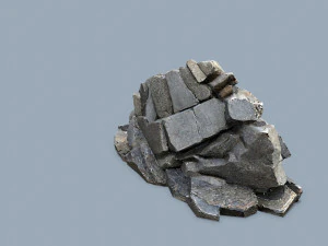 River Stone 3D Model