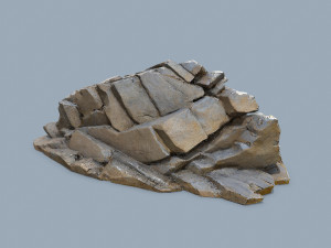 Desert rocks Model 3D