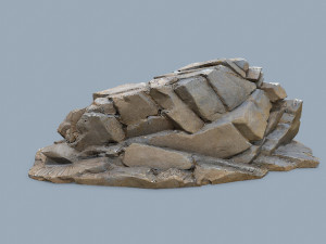 Desert rocks Model 3D