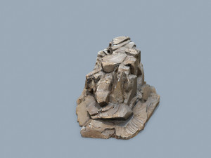 Desert rocks Model 3D
