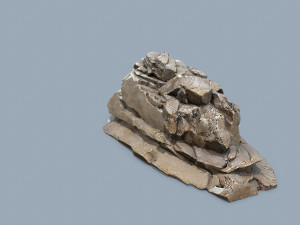 Desert rocks Model 3D