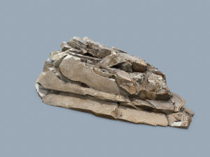 Desert rocks Model 3D