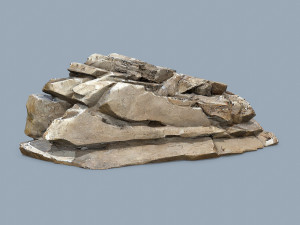 Desert rocks Model 3D