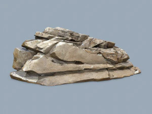 Desert rocks 3D Model