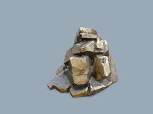 Desert rocks Model 3D