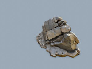 Desert rocks Model 3D