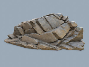 Desert rocks Model 3D