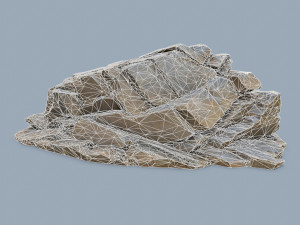 Desert rocks Model 3D